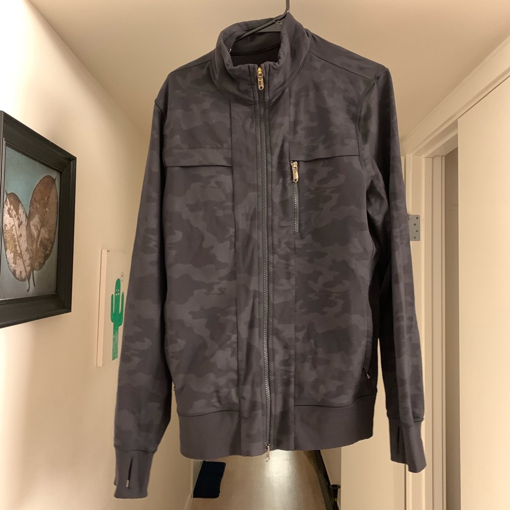 lululemon camo track jacket